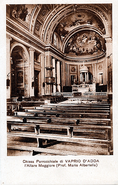 Vaprio d'Adda-Altare maggiore Chiesa Parrocchiale